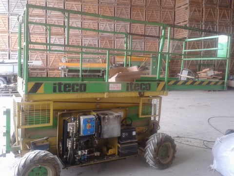 Dépannage et réparation nacelle élévatrice ITECO, maintenance et entretien